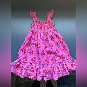Hanna Andersson floral dress - size 4 (100)